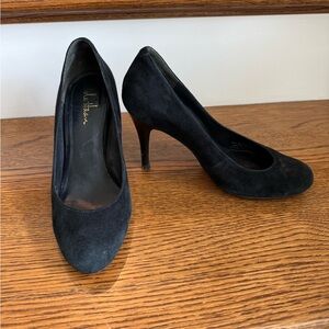 Cole Haan Round Toe Suede Heels with Nike Technology